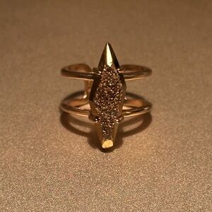 Kendra Scott Rose Gold Drusy Ring